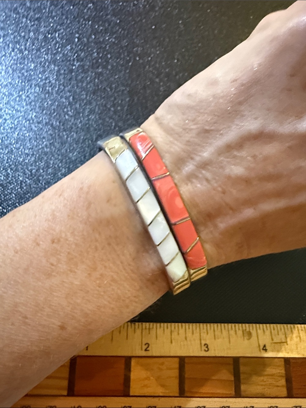 Silver bangles bracelets - Picture 8 of 9